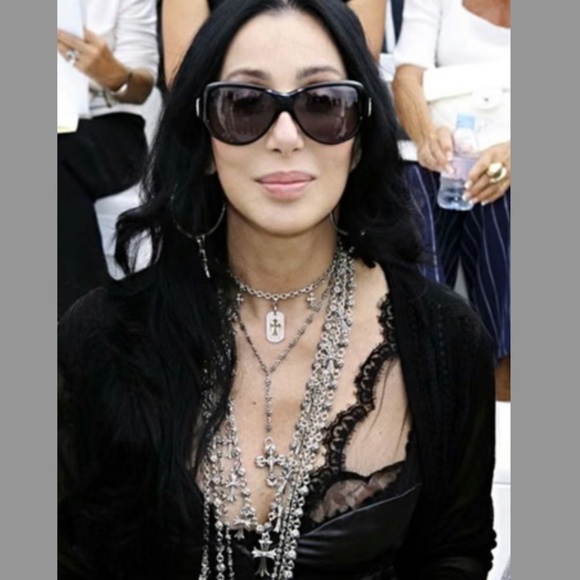 CHROME HEARTS Large Cross Pendant - Necklace - Picture 9 of 9